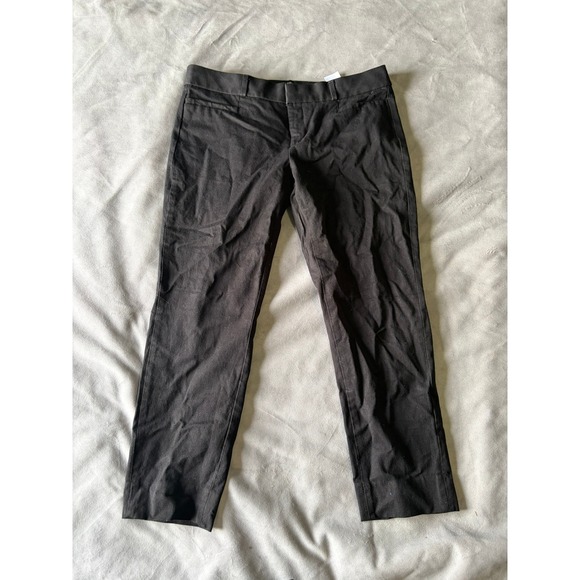 Banana Republic Pants - Banana Republic Sloan Fit Black Slim Leg Dress Pants Womens Size 6 Office Wear